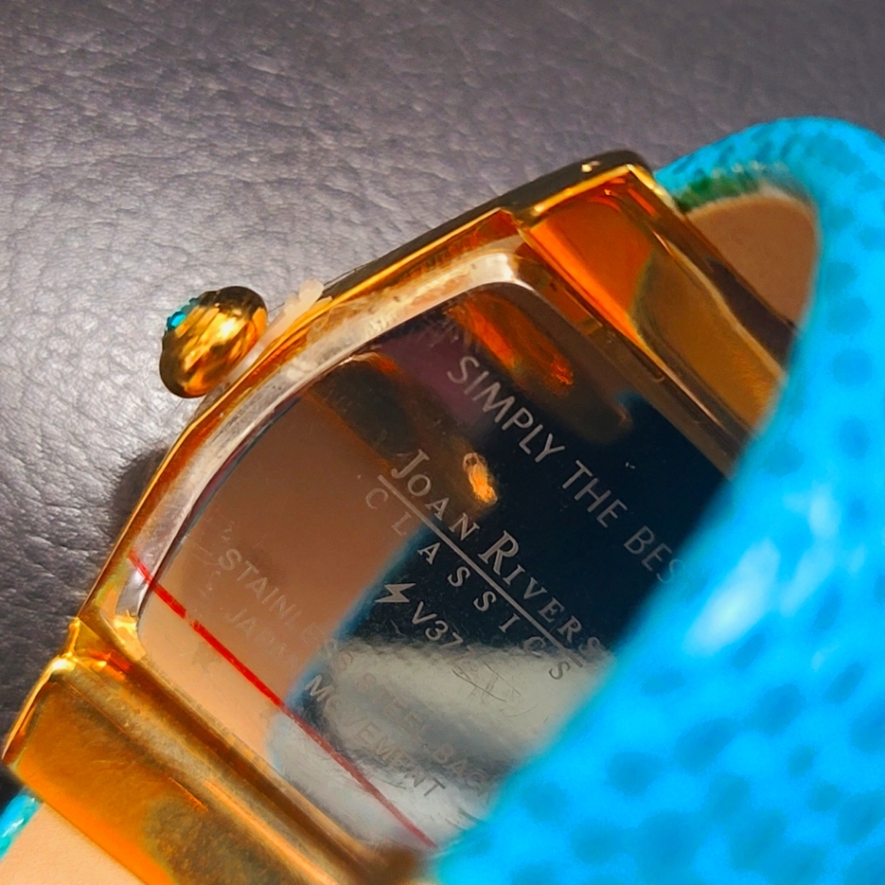 💕Joan Rivers Watch Turquoise - Picture 2 of 3